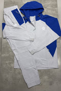 Qtek pulse tracksuit (white/blue)